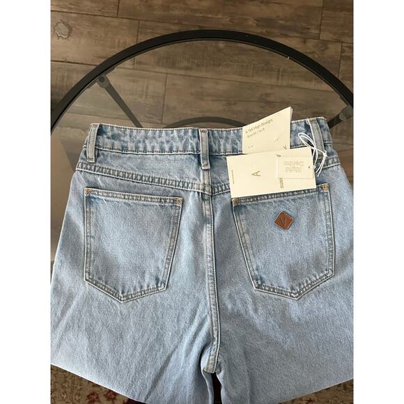 NWT Abrand Jeans Blue 94 High Rise Straight Walkaway Jeans Size 26 - Picture 9 of 10